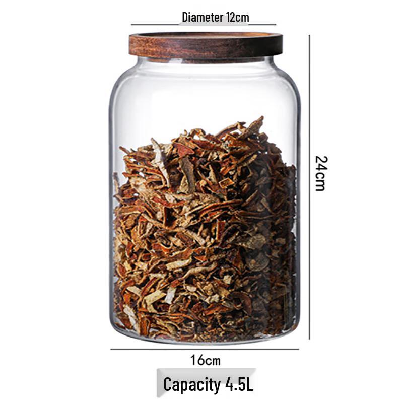 Extra Large Glass Sealed Storage Jar