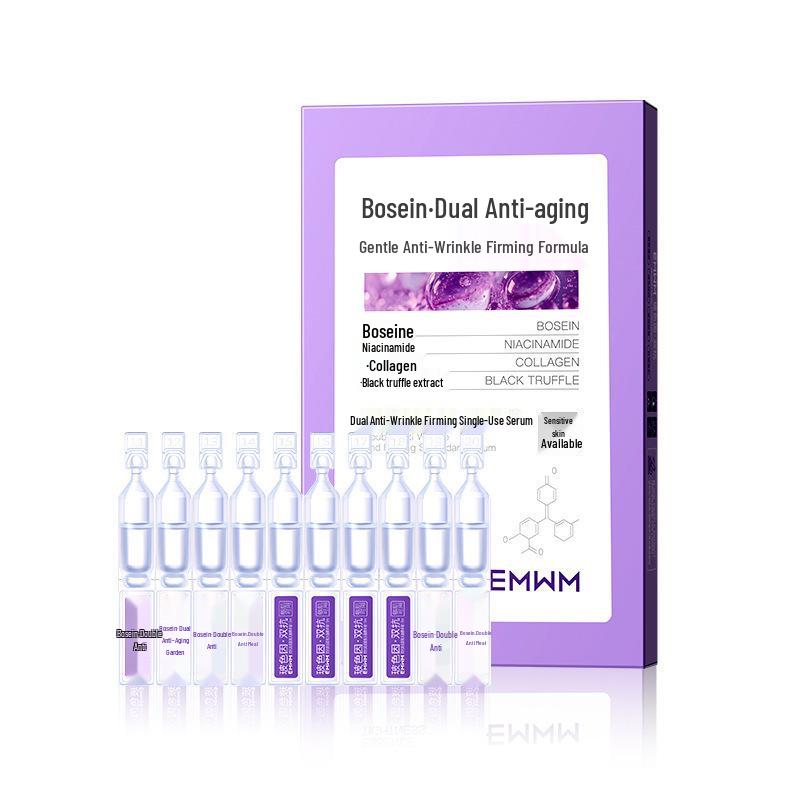 Genuine EMWM Anti-Wrinkle Hydrating Brightening Serum: Fades Fine Lines, Tightens, Hydrates, Moisturizes - Single-Use Facial Concentrate.