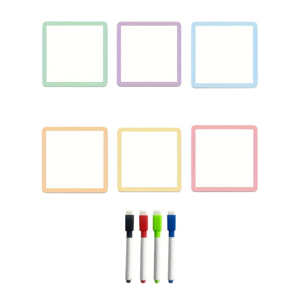 Writable Memo Boards Multifunctional Magnet Name Tags Whiteboard Label Stickers Office