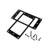 Pack of 2 Electric Guitar Accessory Metal Pickup Rings Pickup Mounting Rings Sets Metal Texture for Flat Humbucker