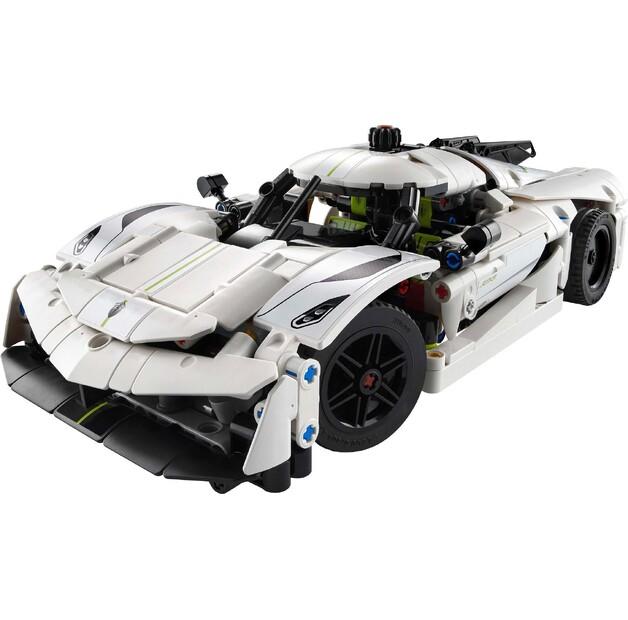 LEGO Technic 42184 Белый гиперкар Koenigsegg Jesko Absolut