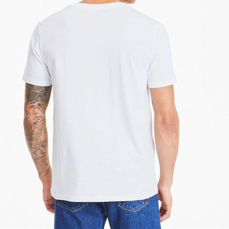 Puma T Shirts Men's Crew Neck Moderate Straight Fit 598625-02