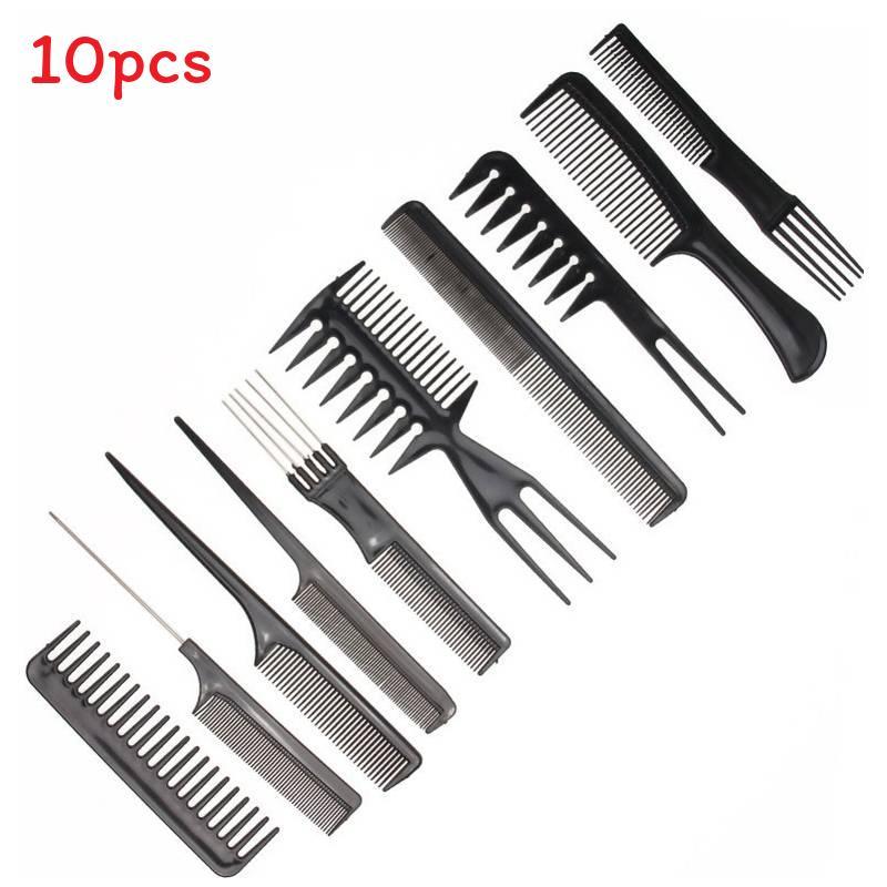 

Парикмахерский набор расчесок 10 штук специальных стайлинговых кромок салонное стайлинговое оборудование