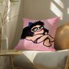 Quino Cartoon Cute Girl MafaldaM Cushion Cover Silky elegant Comfort Sofa Bed Invisible zipper Beach pillowcase