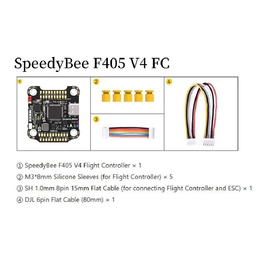 For Speedybee F405 V4 Stack BLS 55A 4-in-1 ESC&FC RC iNAV Betaflight Configure Bluetooth 3-6S FPV 5-8 inch frame Drone parts