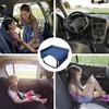 Car Seat Tray Road Trip Travel Tray for Kids Car Seat Carseat Table with Adjustable Straps Lap Desk Organizer with Pockets Must