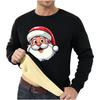 Men Sweatshirt Christmas Shirt Long Sleeve Funny Holdiay Crewneck Xmas Tops
