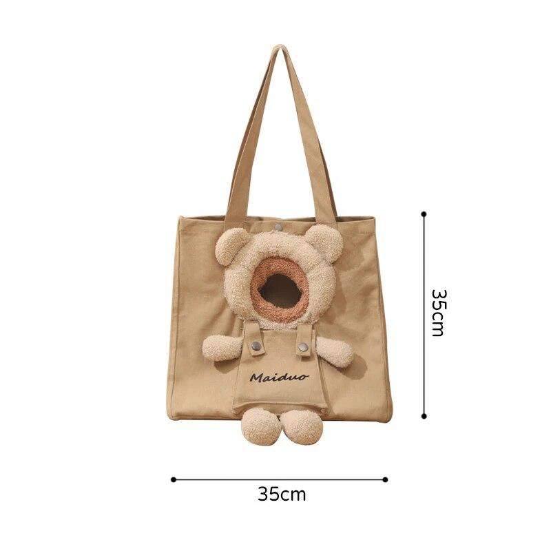 

Сумка-переноска для кошек, парусиновая сумка на плечо для маленьких собак, кошек, портативная сумка для переноски кошек, рюкзак для путешествий на открытом воздухе, товары для домашних животных хаки