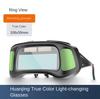 Automatic Dimming Welding Glasses Welding Anti Strong Light, Dustproof, Splash Proof, Windproof, Sand Proof Multi Window Goggles