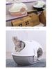 Carver Extra-Large Enclosed Cat Litter Box with Double Doors and Deodorant System