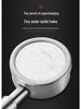304 Stainless Steel Handheld Pressurized Filter Shower Head with Small Waist Design
