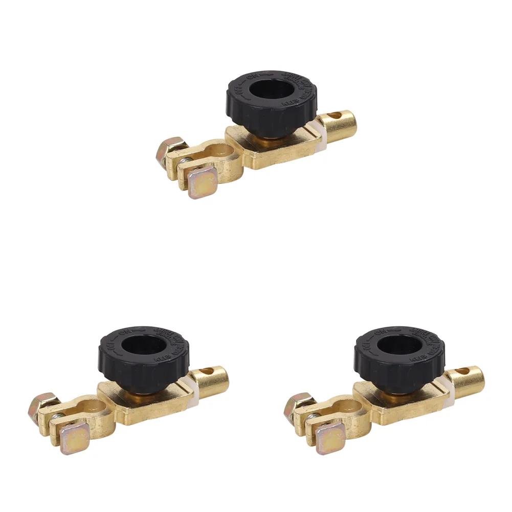 1-5Pcs Heavy Duty Battery Disconnect Isolator Cut Off Switch 12V 24V Green 17MM Fits Standard Negative Terminal Car Accessories