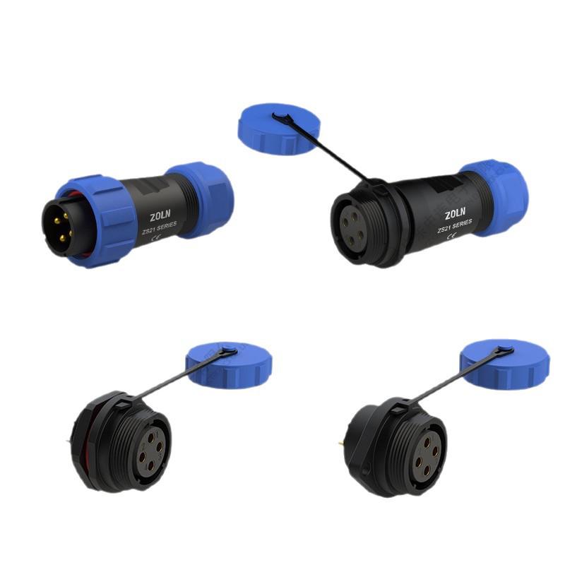 ZS21 Aviation Plug Harness: Solderless Male Copper Pin Cable with IP68 Waterproof Connector