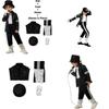 Michael Jackson Cosplay Costume For Children With Polyester Fabric For Dance Shows