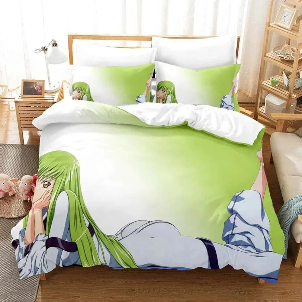 3D Cartoons Code Geass Bedding Set Single Twin Full Queen King Size Bed Set Adult Kid Bedroom Duvet cover Sets For Home Textiles