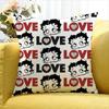 Anime Cute B-Betty Boop World Various Sizes Square Pillow Case For Car Home Bedchamber Decor