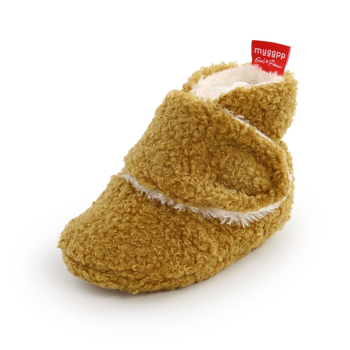 MYGGPP осенне-зимняя плюшевая детская обувь с мягкой подошвой — фото 21