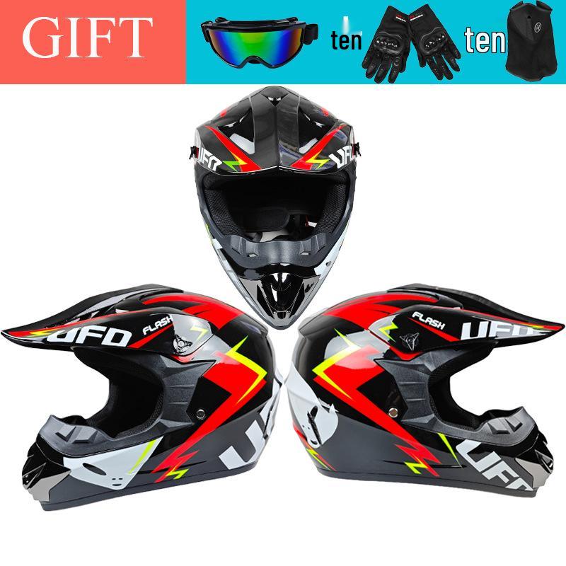 Трансграничный внедорожный шлем для молодежи: Квадроцикл, Горный велосипед, Даунхилл, Картинг, Электромобиль XL