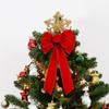 Christmas Tree Topper Bow Creative Front Door Decor Christmas Decoration for Bar Store Festival Valentine's Day Wreath Garland