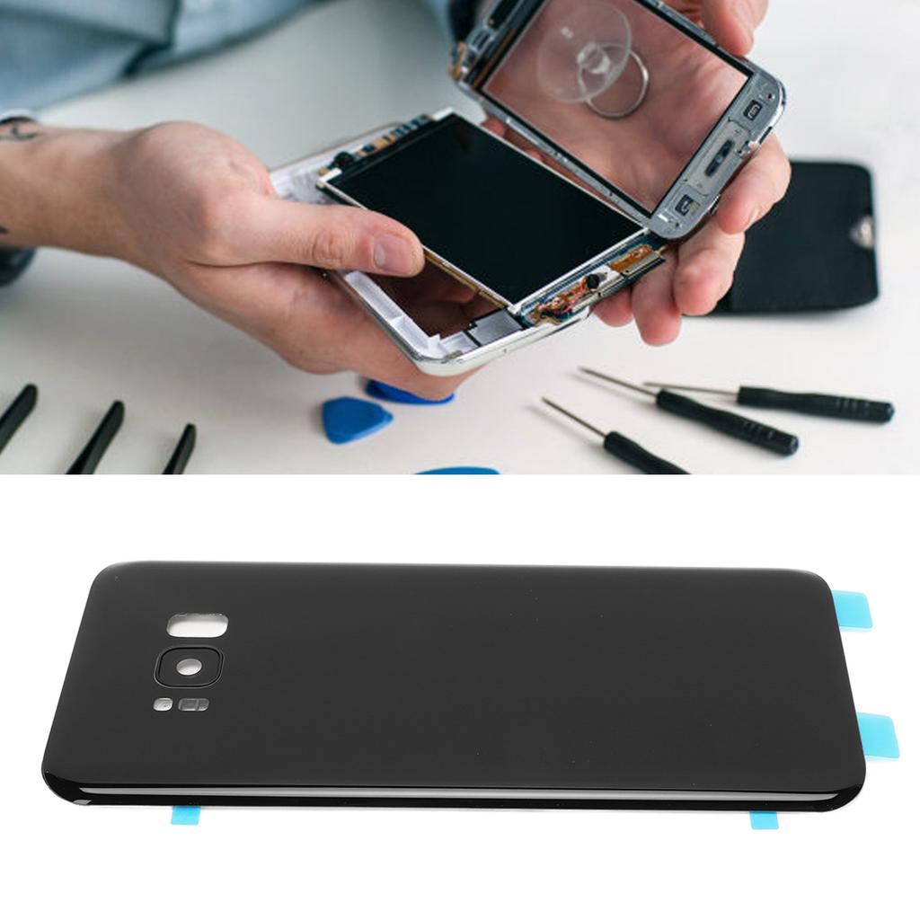 Back Glass Cover Housing Door Waterproof Phone Back Glass Cover with Repair Tool Kit for Samsung Gal