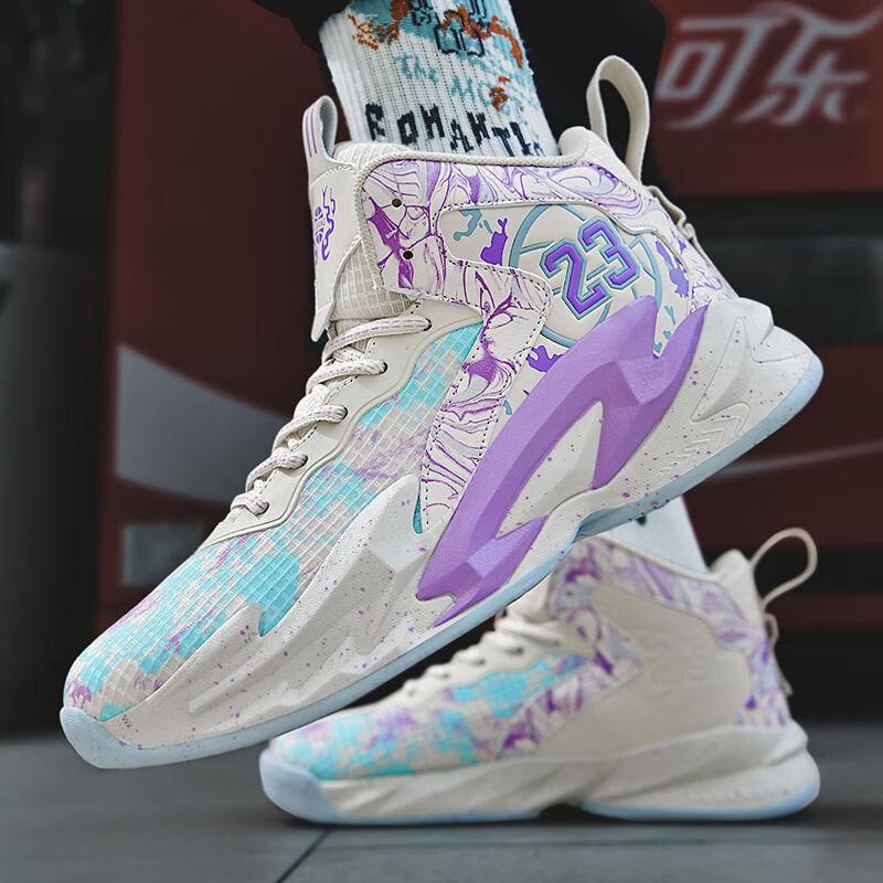 

Youth basketball shoes Sneakers Middle and older children s Putian men s mesh breathable and non-slip youth wear-resistant sports shoes 35