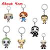 HOT Style Anime Terror Ghost Quinn Key Chain Scary Doll Pendant Keychains Bag Jewelry