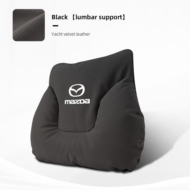 Car Seat Soft Headrest Suede Neck Pillow Waist Cushioning For Mazda 6 2 3 CX50 CX60 BT-50 CX5 CX30 MX-5 CX3 CX8 Atenza CX80 CX70