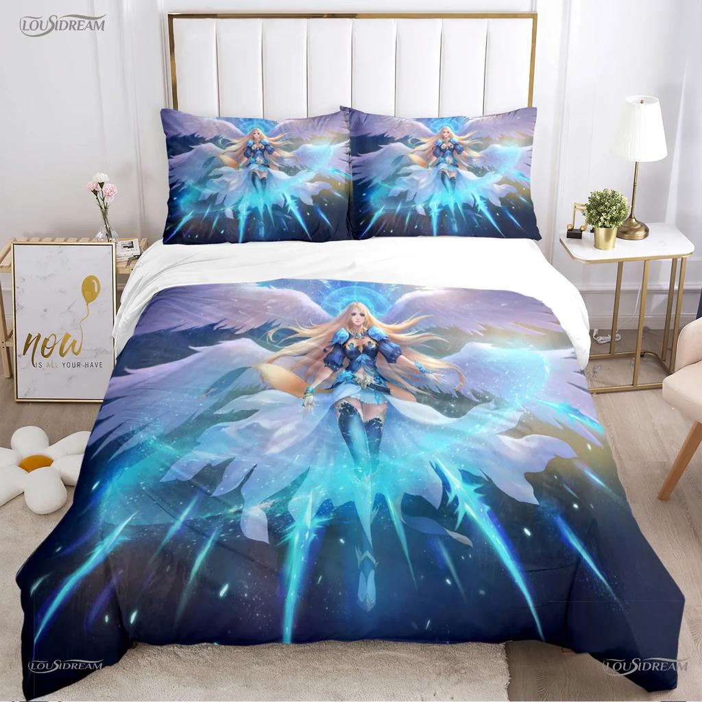 Angel Warrior Mythical Duvet Cover Comforter Bedding Sets Soft Quilt Cover And Pillowcases For Teens Single/Double/Queen/King