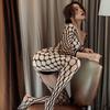 Jingchun Damen Übergröße Schrittlos Sexy Bodystocking - Europäischer & Amerikanischer Stil 8948