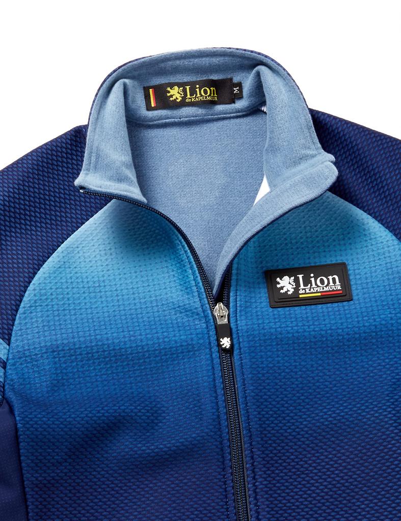 Lion De Capelmuur Competition Jacket for Cycling EVO2, Navy, XL, Fall/Winter (5°C-15°C)