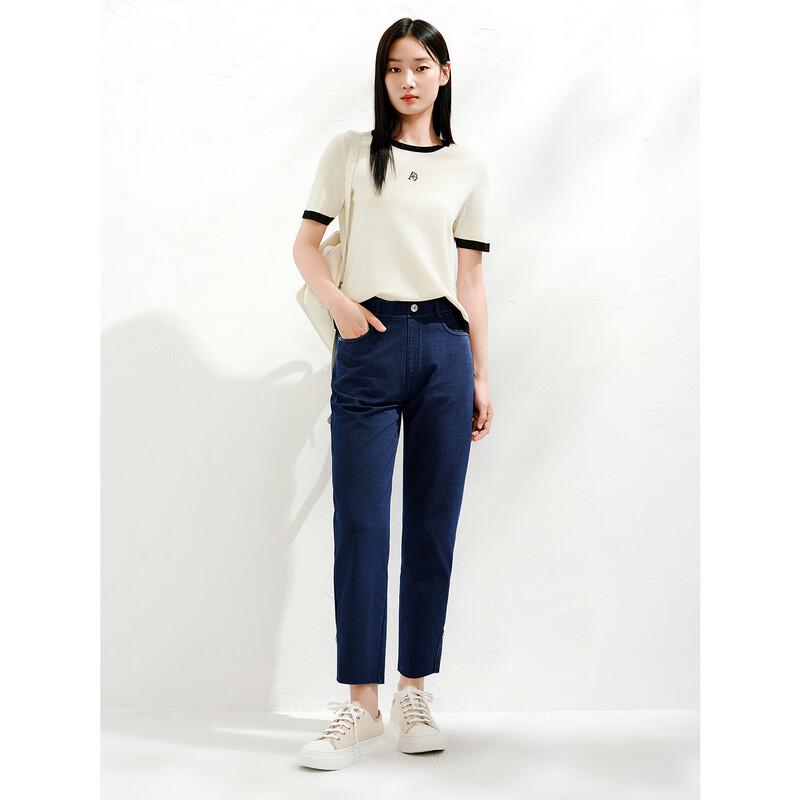 

Jiuzi Annakou Summer Embroidered Short-Sleeve Knit Top XL