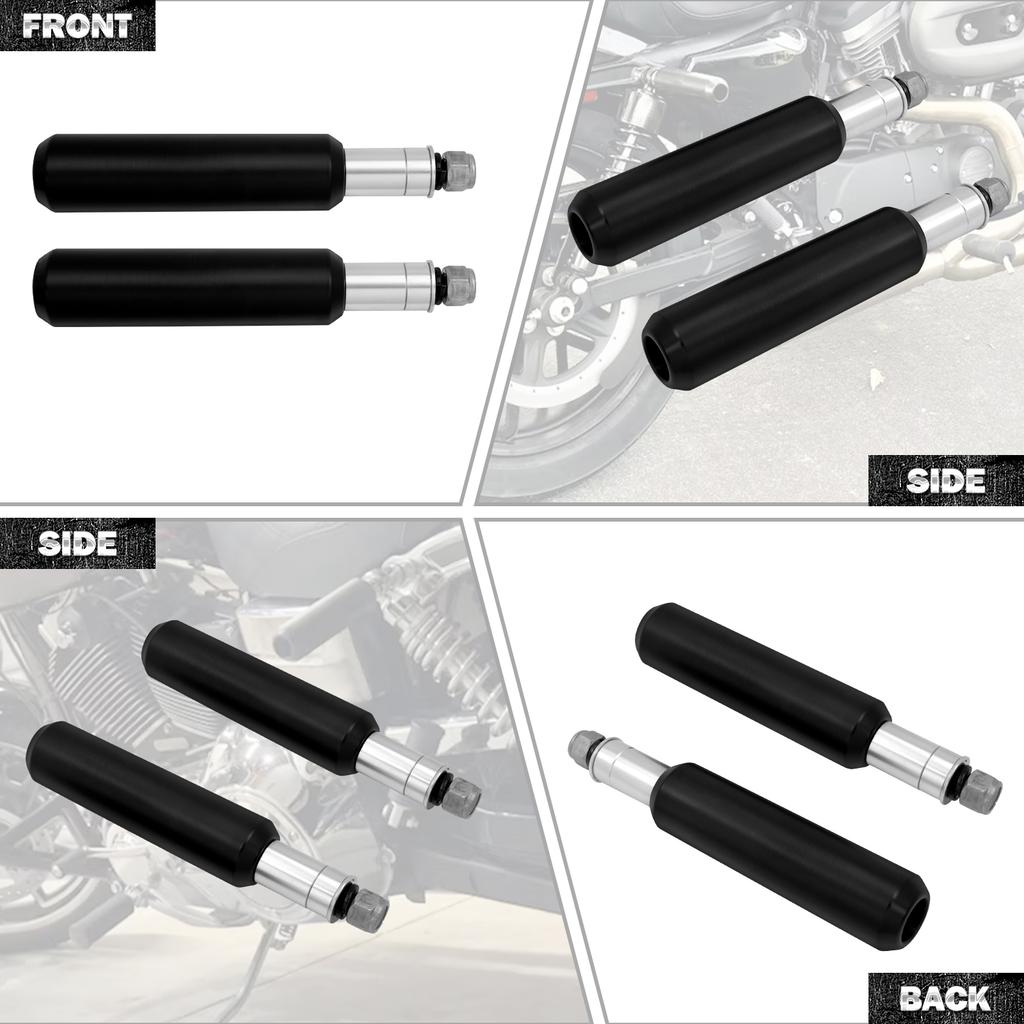Motorcycle Upper Shock Mount Frame Sliders Falling Guards Protector For Harley Dyna Low Rider 2006-2017 Sportster XL 883 04-2022