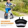 Bicycle Basket Large Capacity Bright Color Strong Load-bearing Smooth Edge Easy Installation Kids