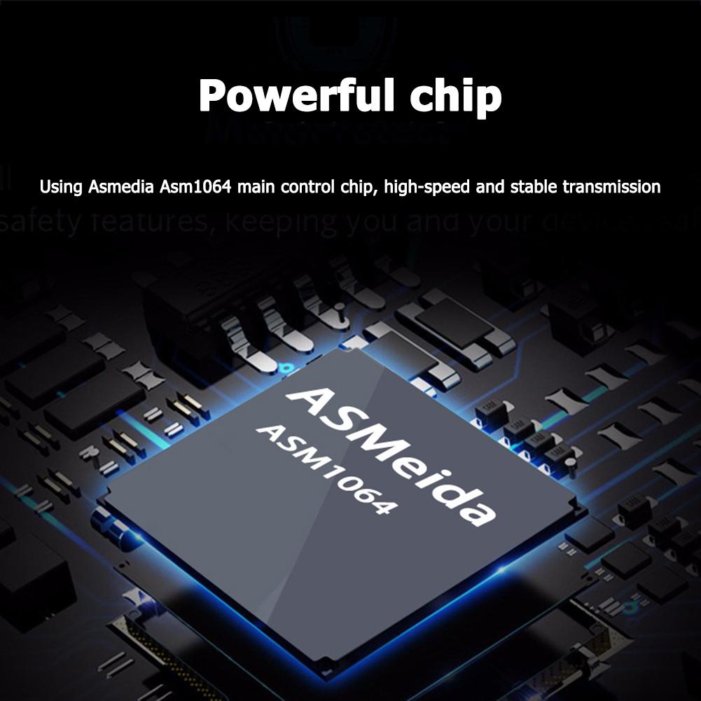 1/2PCS Hard Disk Drive SSD Adapter Card 4 Port SATA III PCIe Expansion Cards 6Gbps Adapter Computer Card Connectors