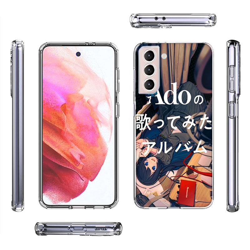 Ado Album Kyogen Phone Case For Samsung Galaxy S25 Edge S24 S23 FE S21 S20 S10 Plus S22 S26 Ultra Cover Clear Cases TPU Capa She