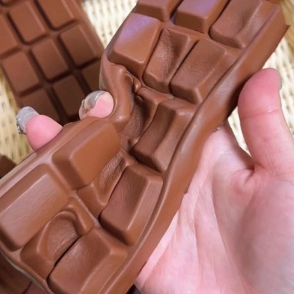 Simulated Food Food Squishy Toy Slow Rebound Fidget Toy Soft Chocolate Squeeze Toy Kids