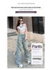 Women's 2024 High-Waisted Wide-Leg Ripped Jeans, Loose Slimming Floor-Length Summer Style