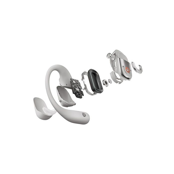 Ecouteurs Shokz TWS A CONDUCTION AERIENNE OPENFIT 2 PLUS SILVER