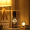 Retro Table Lamp Geometric Wire Industrial LED Light Bulb Bedside Desk Light