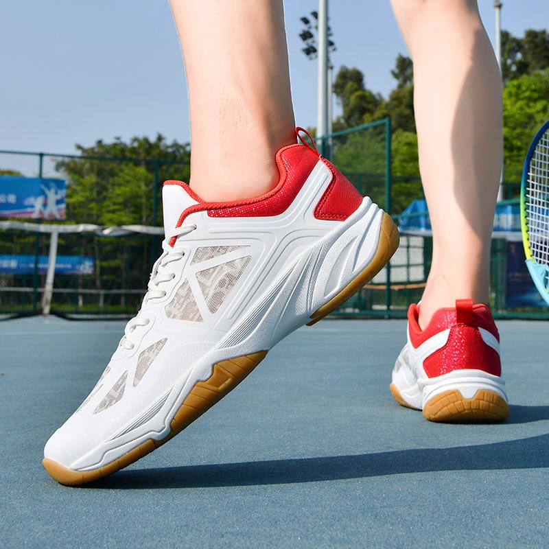 36-46 Paar Stoßdämpfende Rutschfeste Atmungsaktive Badmintonschuhe Tennisschuhe Tischtennisschuhe Sportschuhe