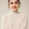Fanzhen Women's High-Neck 100% Cashmere Sweater