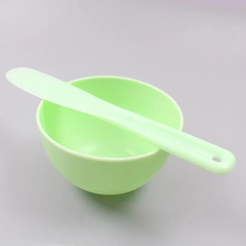 2pcs/set Silicone Mask Mud Essential Oil Bowl Mask Stick Face Mask Powder Mixing Bowl Spatula Masks Brush Skin Care Tools