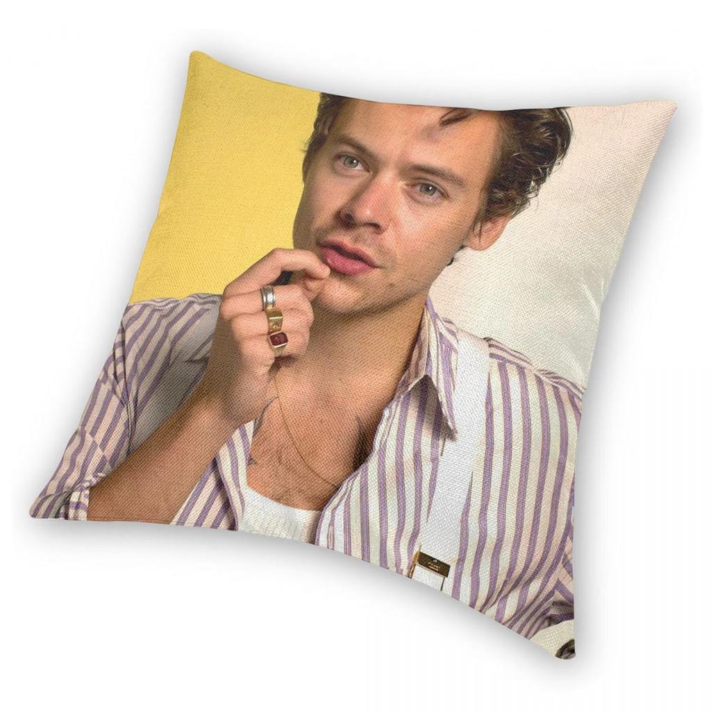 Federa Stampa Harrys Styles Poliestere Copricuscino Decorativo Copertura Cuscino Casa Dropshipping 40*40cm