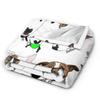 Glasgow Bull Terrier Club Blanket Soft Warm Flannel Throw Blanket Cover for Bed Living Room Picnic Travel Home Couch