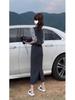 Early Spring Women's Mature Suit: Sleeveless Vest, Shirt, Wide-Leg Pants Petite 3-Piece Set