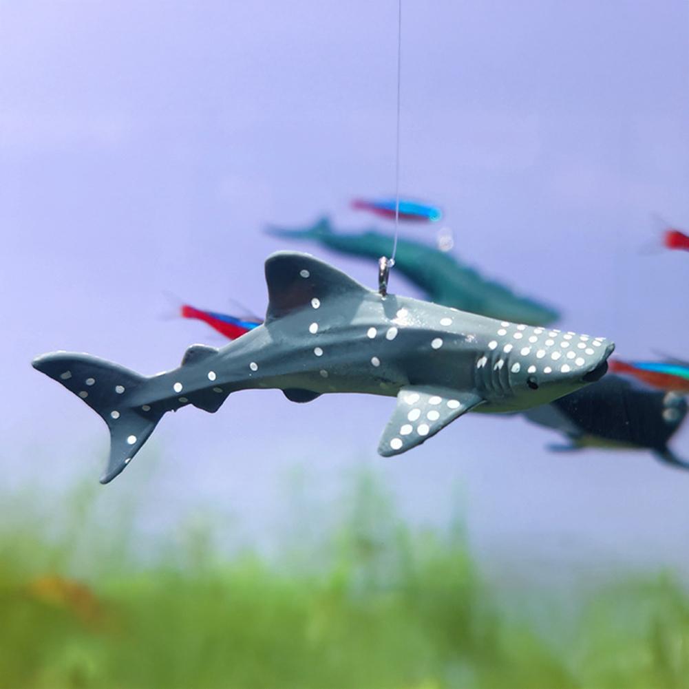 Zwemmende Haai Walvis Ornament Simulatie Zee Dieren Nieuwigheid Onderwater Wereld Ornament Aquascaping Decoraties