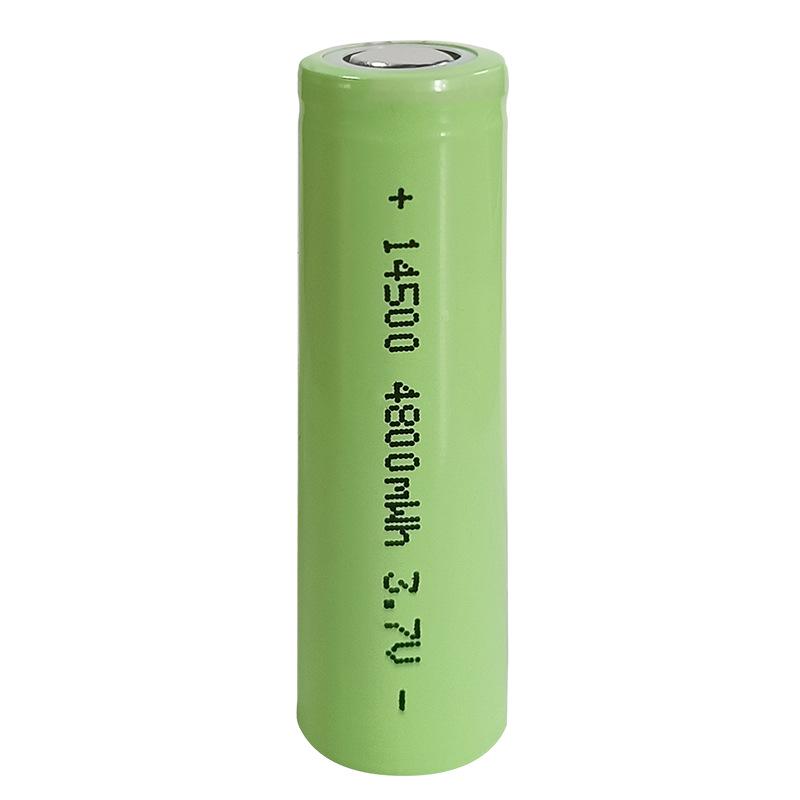 14500 3.7V Rechargeable Lithium Battery Set for Flashlights, Toys, Microphones, Mice, and Remotes
