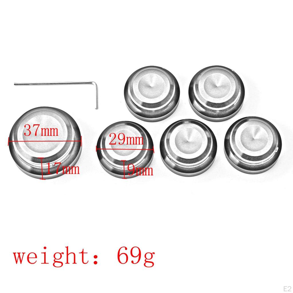 6x Motorcycle Nut Cover Cap Replaces for Nightster 975