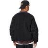 Li-Ning Badfive Serie Kontrastfarbenes Patch-Taschen-Detail Einreihige V-Ausschnitt Jacke Herren Jacke Schwarz AFDSA73-2