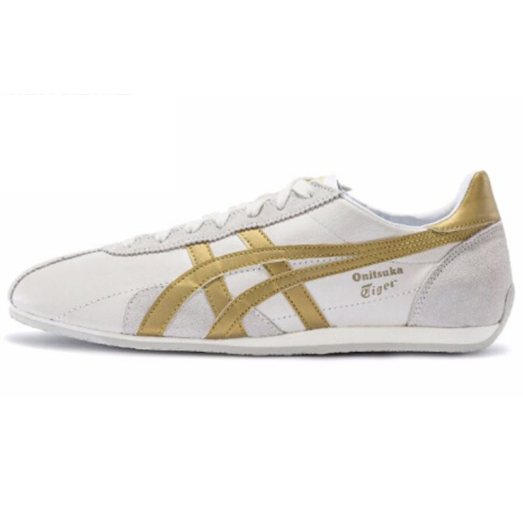 ONITSUKA TIGER Runspark Versatile Comfortable Leather Shock Absorbing Non-Slip Wear-Resistant Low-Top Running Shoes Unisex Sneaker TH201L-9994
